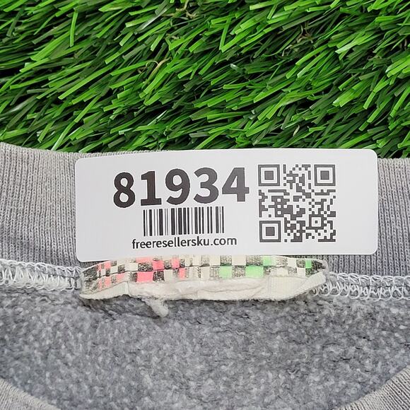 Vintage MOD Tie-Dye Sweatshirt Women Large 21x24 Purple Gray - Picture 8 of 11